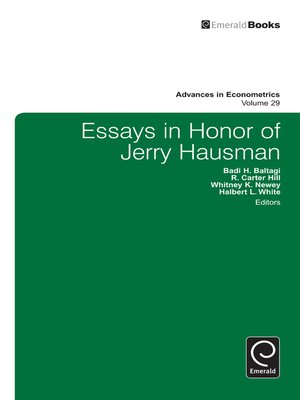cover image of Advances in Econometrics, Volume 29